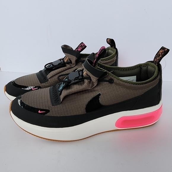 NWOT NikeAir Max Dia Winter Cargo Khaki Black White Size 9.5 - Picture 6 of 15